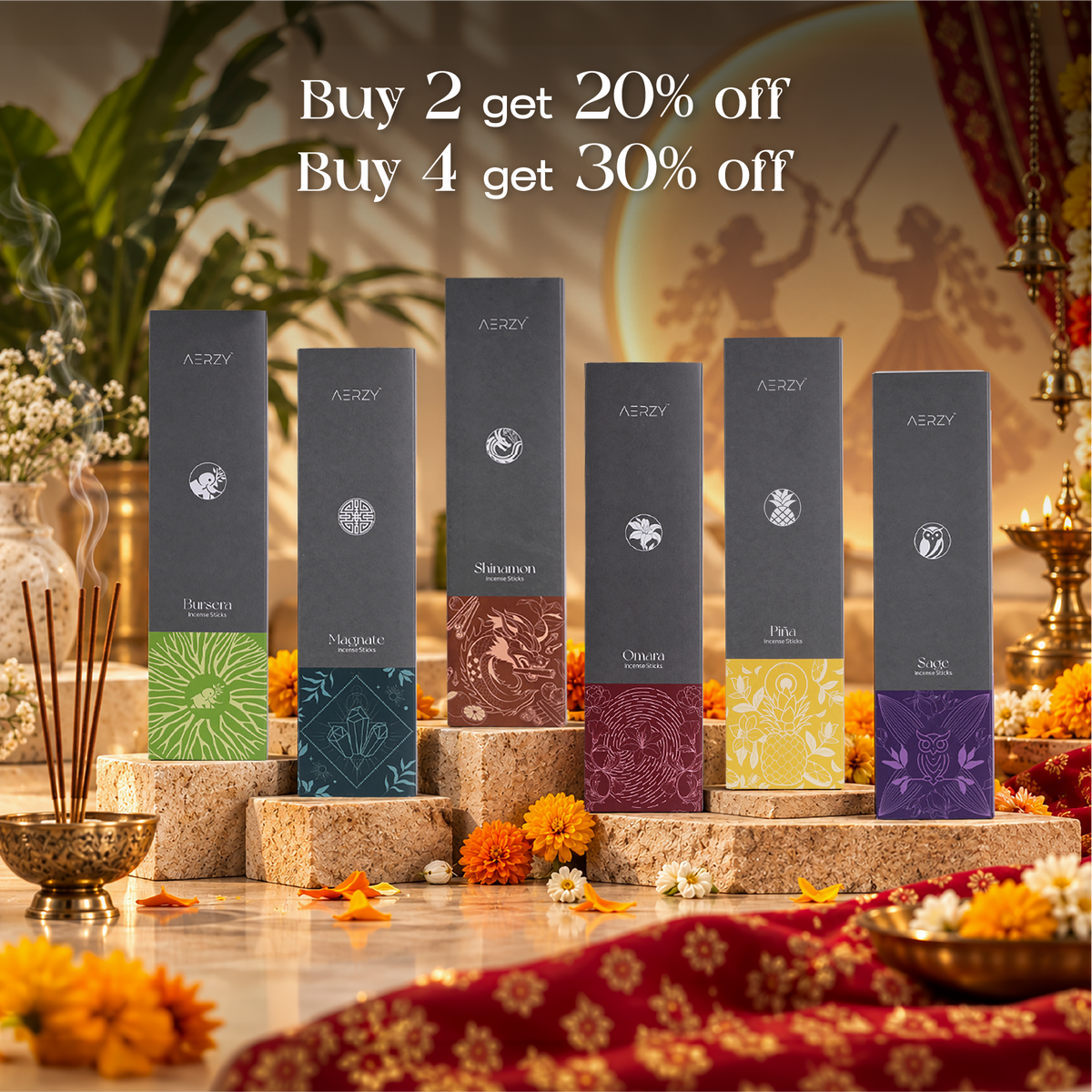 Modern Incense Sticks Festive Special Pack